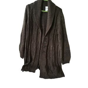 JMS Just My Size Women’s Sweater Jacket Size 16 (1X)